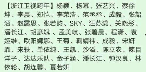 明星网红直播嘉宾名单图片,直播盛宴即将开启！