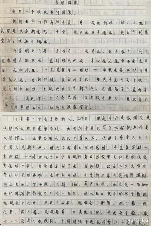 自己喜欢的明星网红作文,我的明星网红偶像之旅