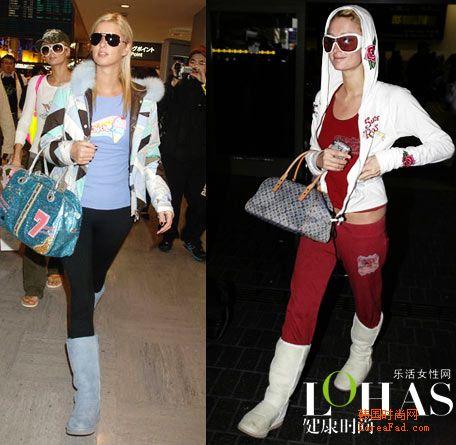 明星网红穿的雪地靴,冬季必备雪地靴潮流盘点